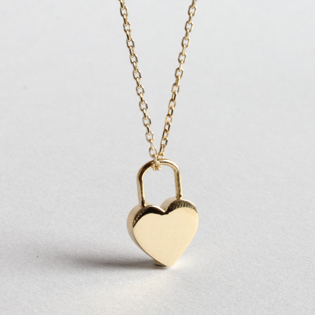 Heart Lock Cremation Urn Necklace