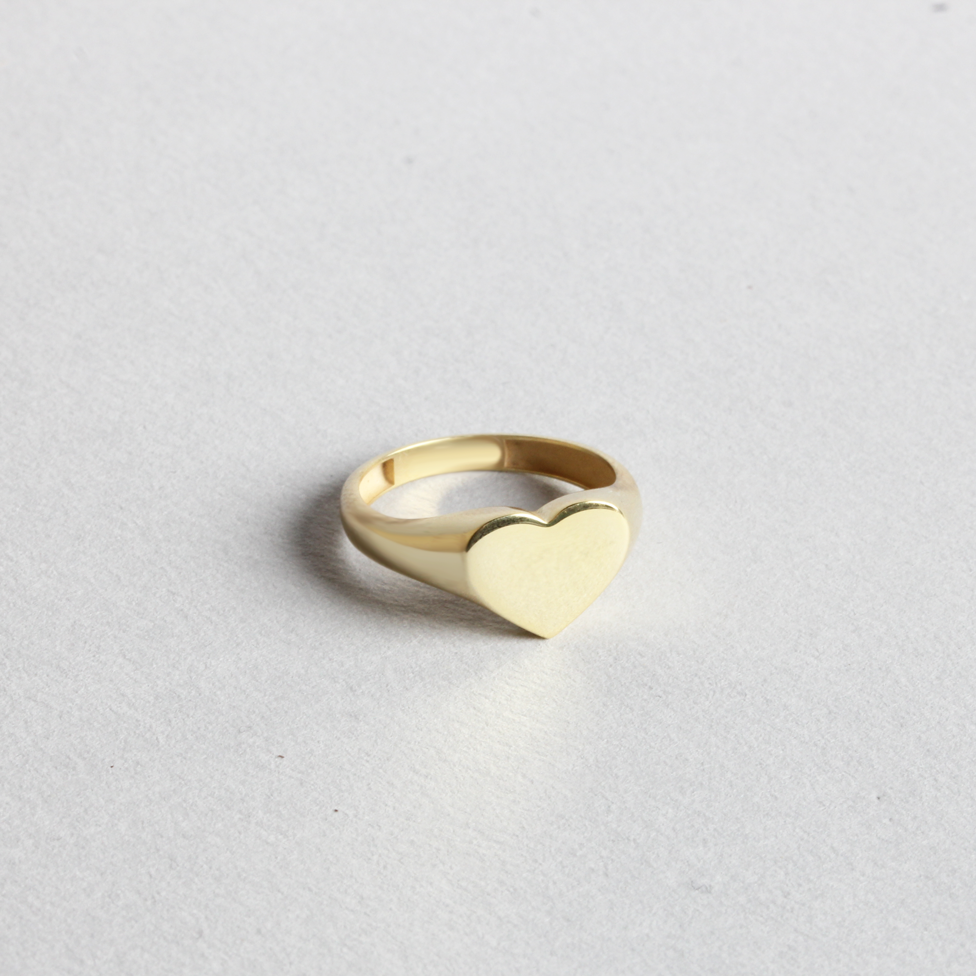 Custom Heart Signet Ring